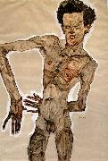 Standing Male Nude Egon Schiele